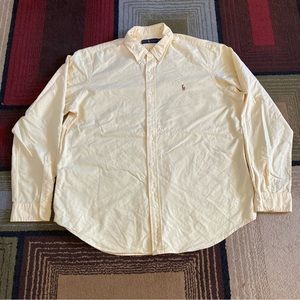 Ralph Lauren Button Down Shirt Long Sleeve Men's Size XL
